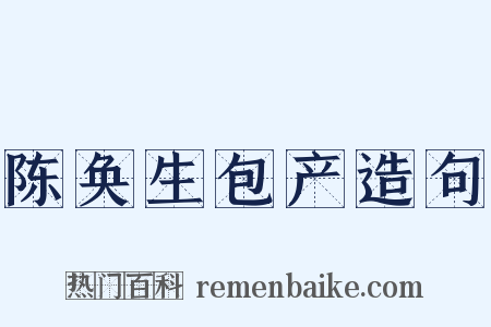 陈奂生包产造句是什么意思的图片